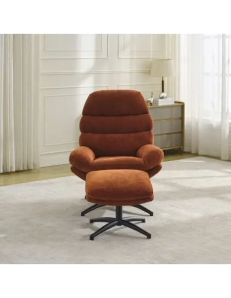 Howell Leisure Chair with Footstool - Ru | Murphy Furniture
