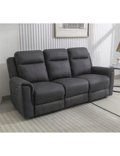 Raivis 3 Seater Power Recliner Sofa - Gu | Murphy Furniture