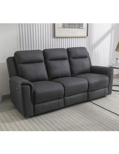 Raivis 3 Seater Power Recliner Sofa - Gu | Murphy Furniture