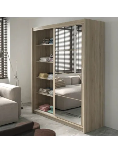 Berkshire 140cm Sliding Door Wardrobe - | Murphy Furniture