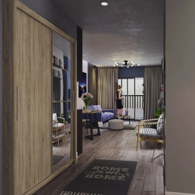 Berkshire 140cm Sliding Door Wardrobe - | Murphy Furniture