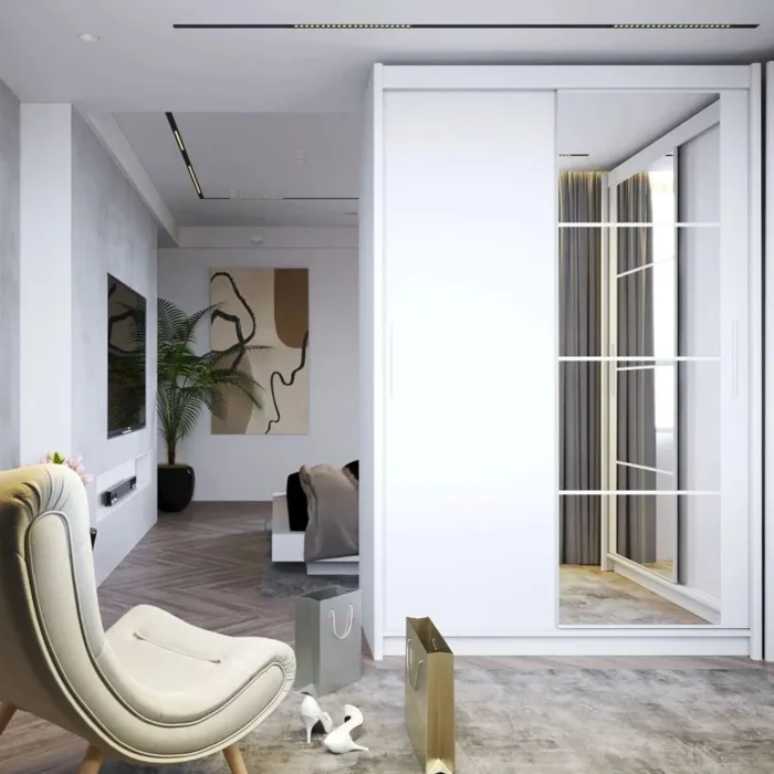 Berkshire 140cm Sliding Door Wardrobe - | Murphy Furniture