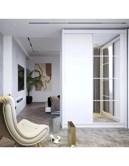 Berkshire 140cm Sliding Door Wardrobe - | Murphy Furniture