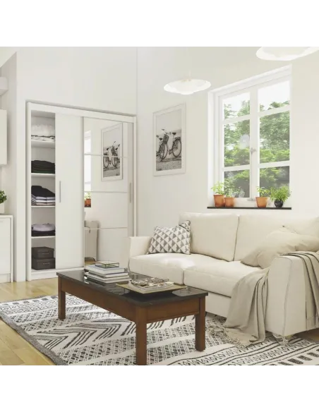 Berkshire 140cm Sliding Door Wardrobe - | Murphy Furniture
