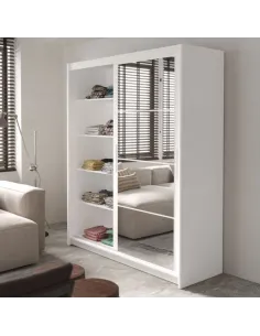 Berkshire 180cm Sliding Door Wardrobe - | Murphy Furniture