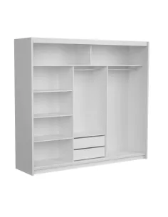 Berkshire 200cm Sliding Door Wardrobe - | Murphy Furniture 2