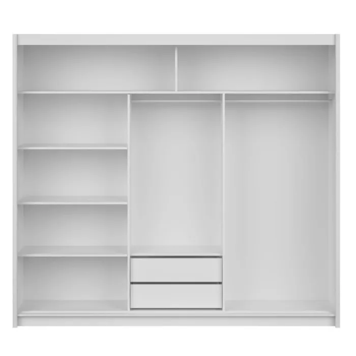 Berkshire 200cm Sliding Door Wardrobe - | Murphy Furniture