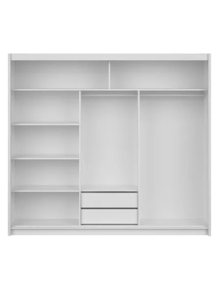 Berkshire 200cm Sliding Door Wardrobe - | Murphy Furniture