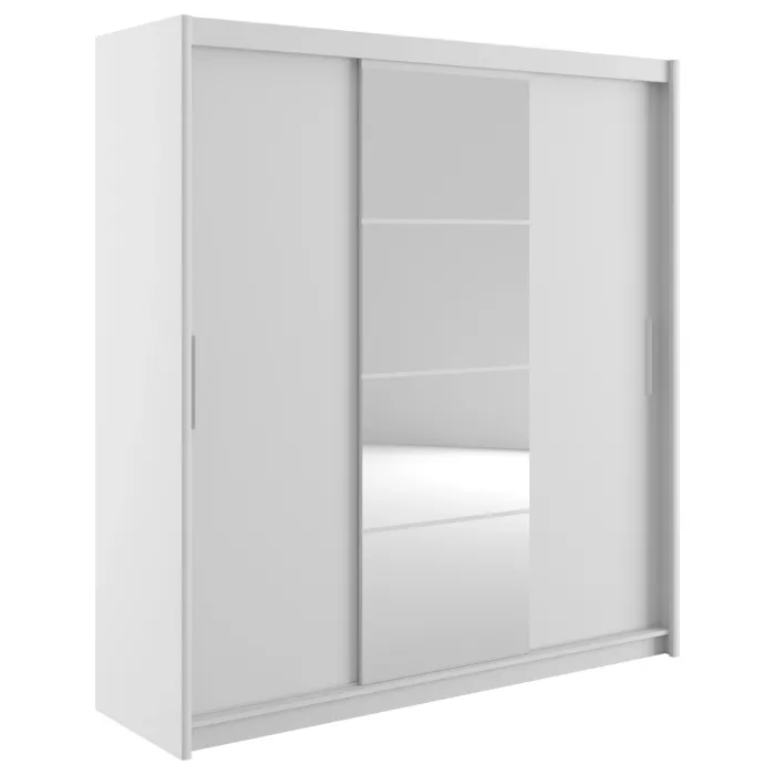 Berkshire 200cm Sliding Door Wardrobe - | Murphy Furniture