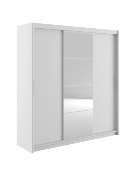 Berkshire 200cm Sliding Door Wardrobe - | Murphy Furniture
