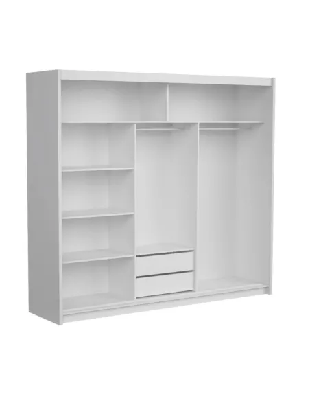 Berkshire 200cm Sliding Door Wardrobe - | Murphy Furniture