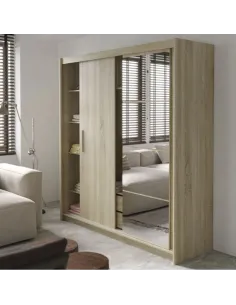Berkshire 200cm Sliding Door Wardrobe - | Murphy Furniture