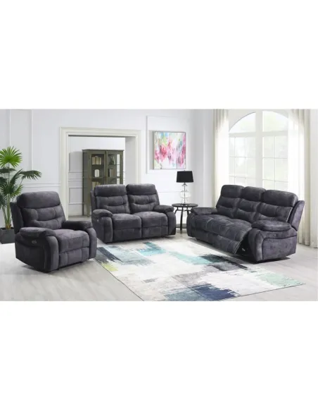 Alphons Recliner Armchair - Dark Grey | Murphy Furniture