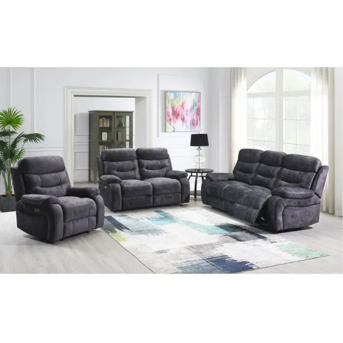 Alphons Power Recliner Armchair - Dark G | Murphy Furniture