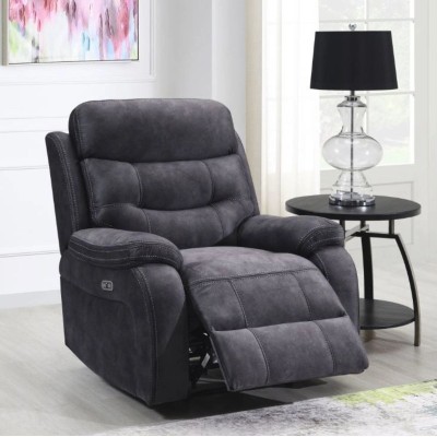 Alphons Power Recliner Armchair - Dark G | Murphy Furniture
