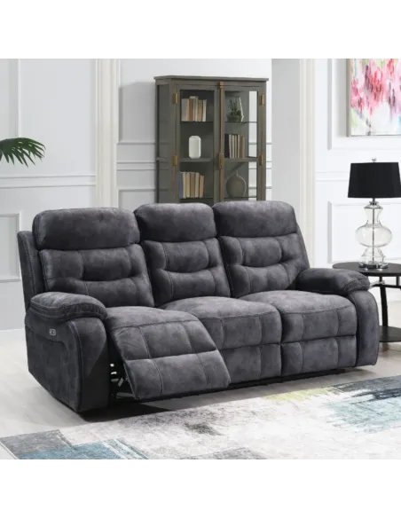 Alphons 3 Seater Power Recliner Sofa - D | Murphy Furniture