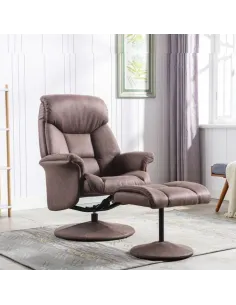 Brixton Chair & Footstool - Chestnut | Murphy Furniture