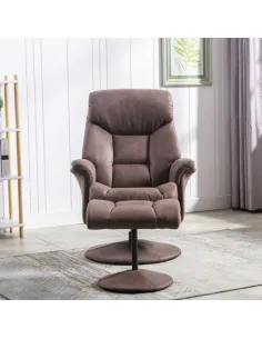 Brixton Chair & Footstool - Chestnut | Murphy Furniture 2