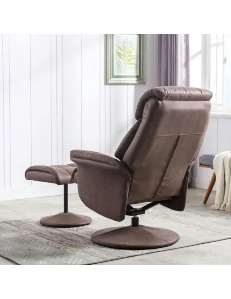 Brixton Chair & Footstool - Chestnut | Murphy Furniture