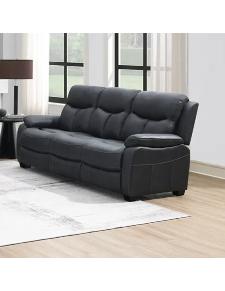San Antonio 3 Seater Static Sofa - Steel | Murphy Furniture