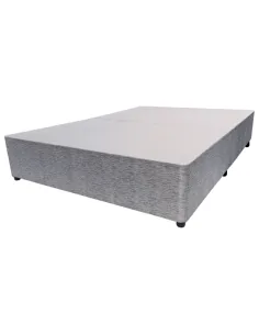 Sophie 4FT Divan Base - Grey Fabric | Murphy Furniture