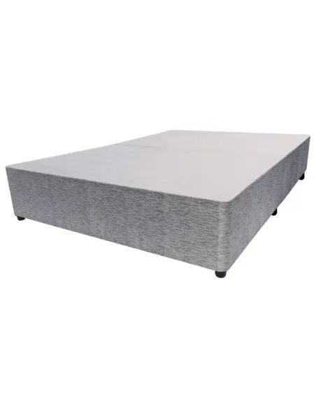 Sophie 4FT Divan Base - Grey Fabric | Murphy Furniture