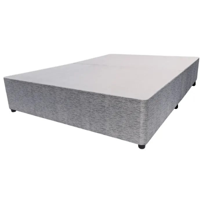 Sophie 4FT6 Divan Base - Grey Fabric | Murphy Furniture