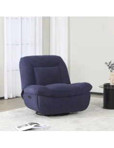 Artemis Reclining Chair - Light indigo | Murphy Furniture