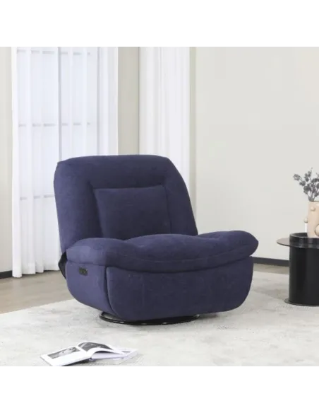 Artemis Reclining Chair - Light indigo | Murphy Furniture