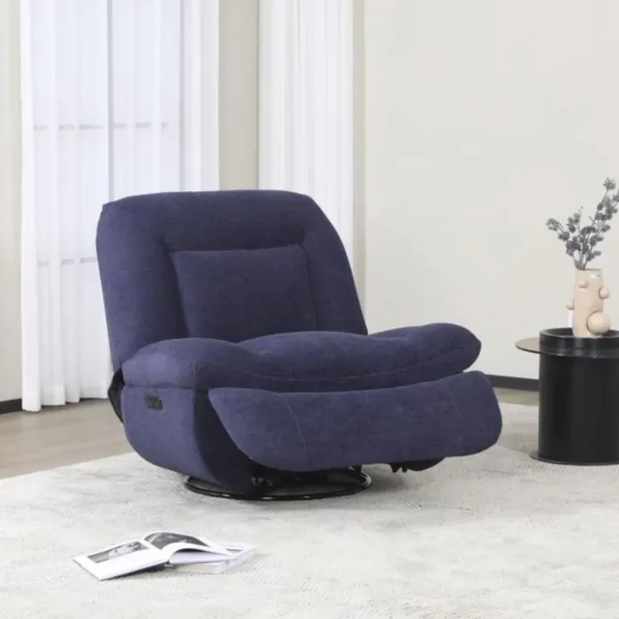 Artemis Reclining Chair - Light indigo | Murphy Furniture