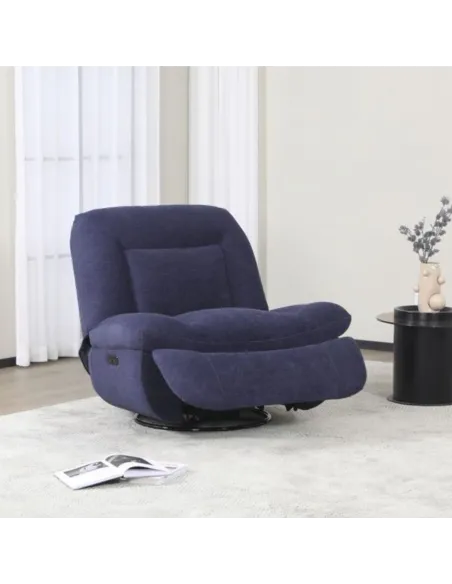 Artemis Reclining Chair - Light indigo | Murphy Furniture
