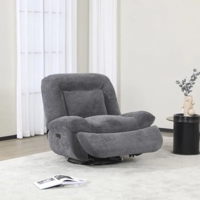 Artemis Reclining Chair - Dark Grey | Murphy Furniture