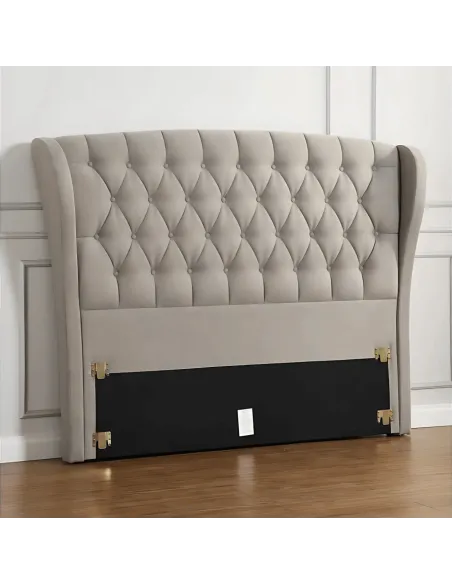 Parker 5FT Headboard - Linen Grey | Murphy Furniture