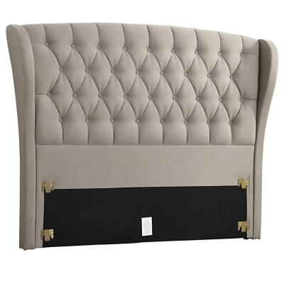 Parker 5FT Headboard - Linen Grey | Murphy Furniture