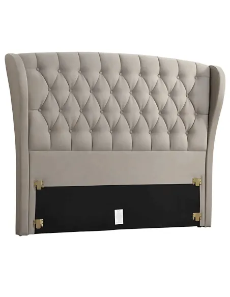 Parker 5FT Headboard - Linen Grey | Murphy Furniture