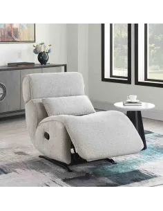 Jaxon Manual Recliner Rocker - Linen | Murphy Furniture