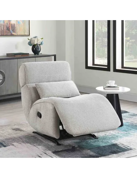 Jaxon Manual Recliner Rocker - Linen | Murphy Furniture