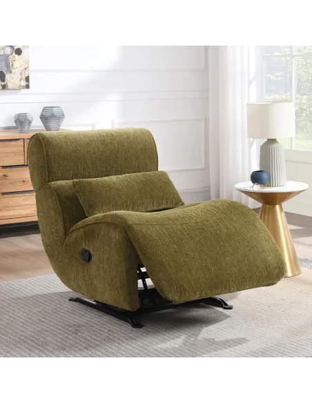 Jaxon Manual Recliner Rocker - Olive | Murphy Furniture
