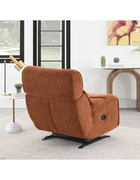 Jaxon Manual Recliner Rocker - Deep Terra | Murphy Furniture
