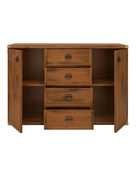 Cornwall 2 Door 4 Drawer Wide Chest - Sh | Murphy Furniture
