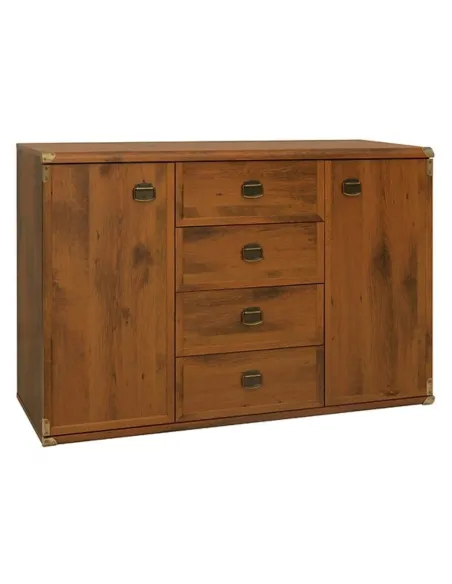 Cornwall 2 Door 4 Drawer Wide Chest - Sh | Murphy Furniture