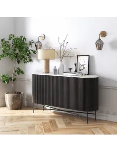 Lantine Large Sideboard - Mango Charcoal | Murphy Furniture