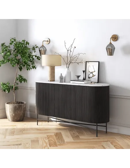 Lantine Large Sideboard - Mango Charcoal | Murphy Furniture