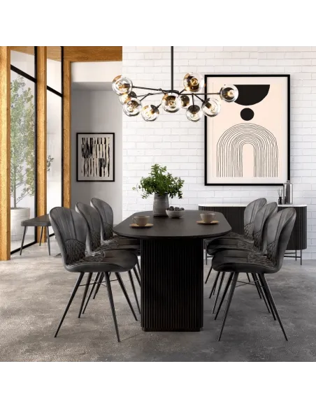 Lantine Large Sideboard - Mango Charcoal | Murphy Furniture