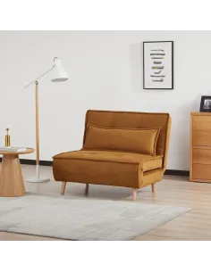 Flic Sofabed - Pumpkin | Murphy Furniture