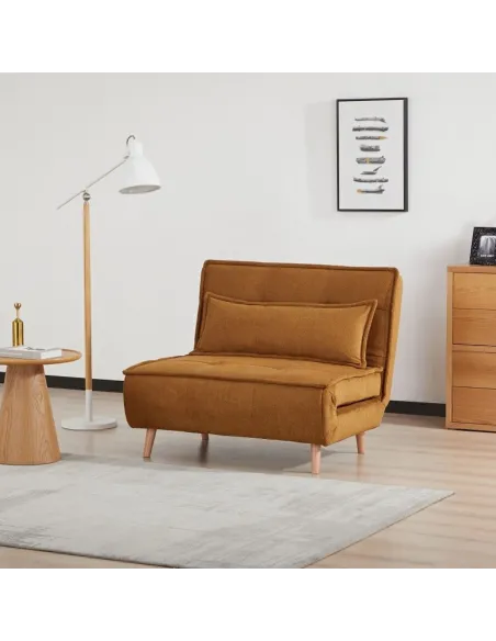 Flic Sofabed - Pumpkin | Murphy Furniture