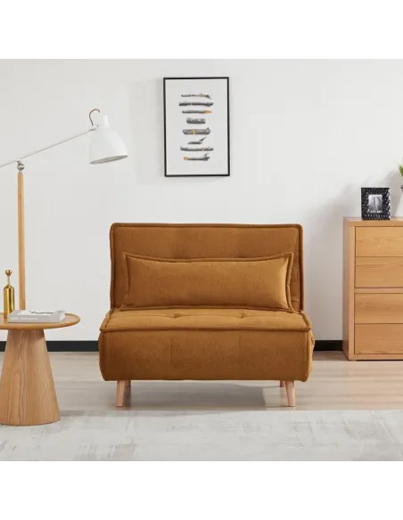 Flic Sofabed - Pumpkin | Murphy Furniture