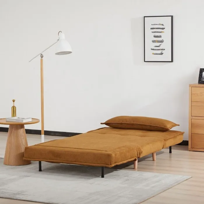 Flic Sofabed - Pumpkin | Murphy Furniture