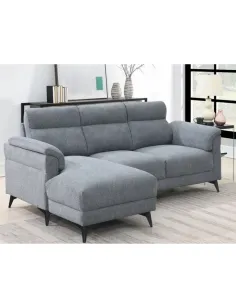 Marant LHF Corner Sofa - Grey Fabric | Murphy Furniture