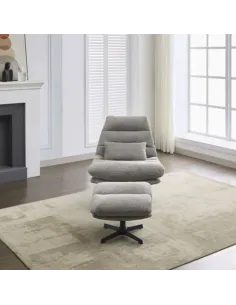 Columbia Leisure Chair with Footstool - | Murphy Furniture 2